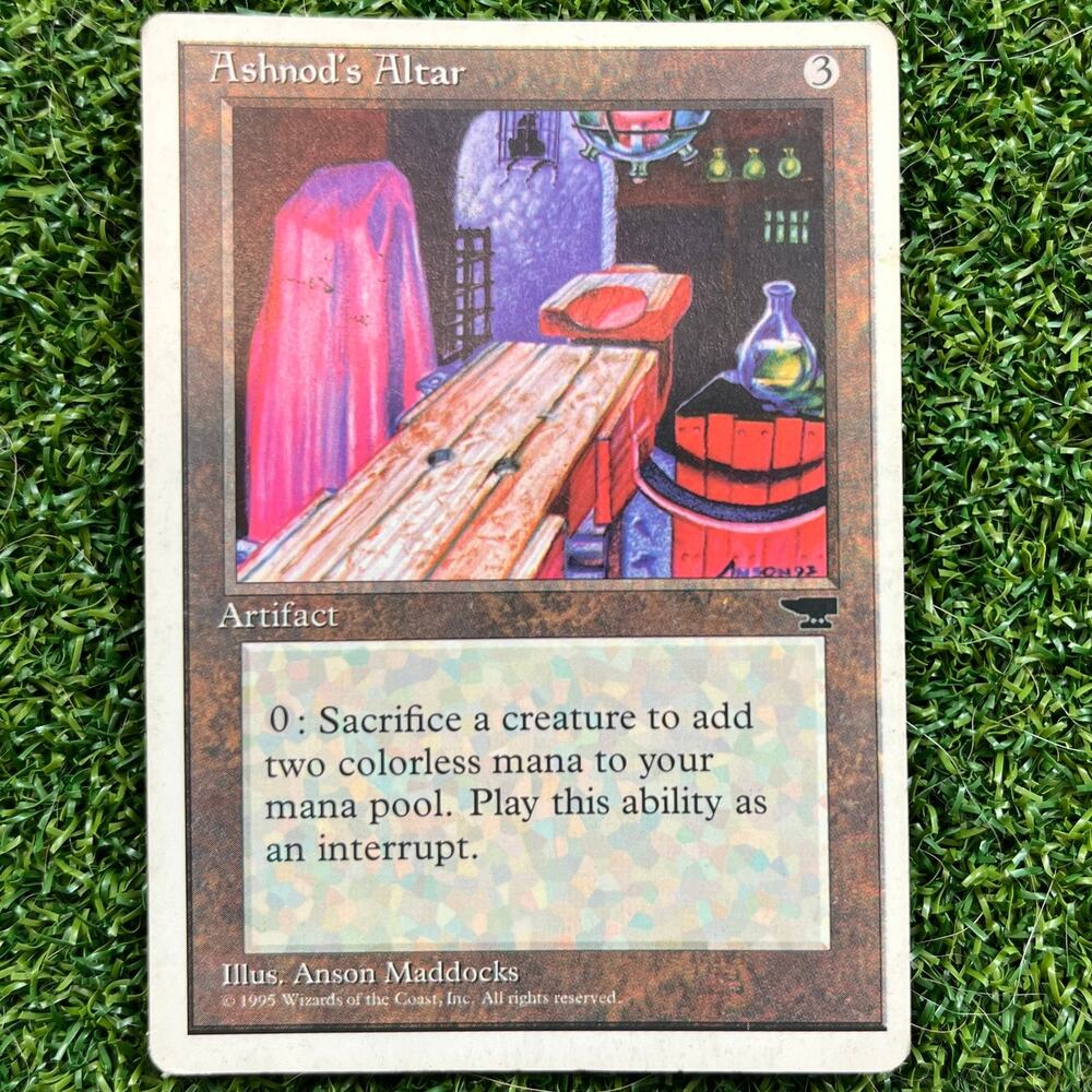 Ashnod's Altar 4th Edition MTG Artifact Commander Staple MP Magic The Gathering